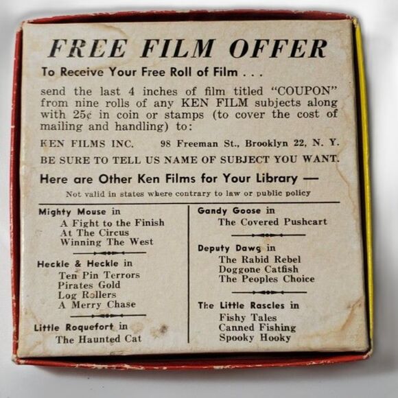 "Deputy Dawg" 8mm film reel, "Peoples Choice" Produced by Terrytoons ~Vintage~ - Picture 3 of 4